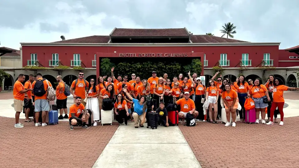 Equipe da Santiago Tour em Porto de Galinhas