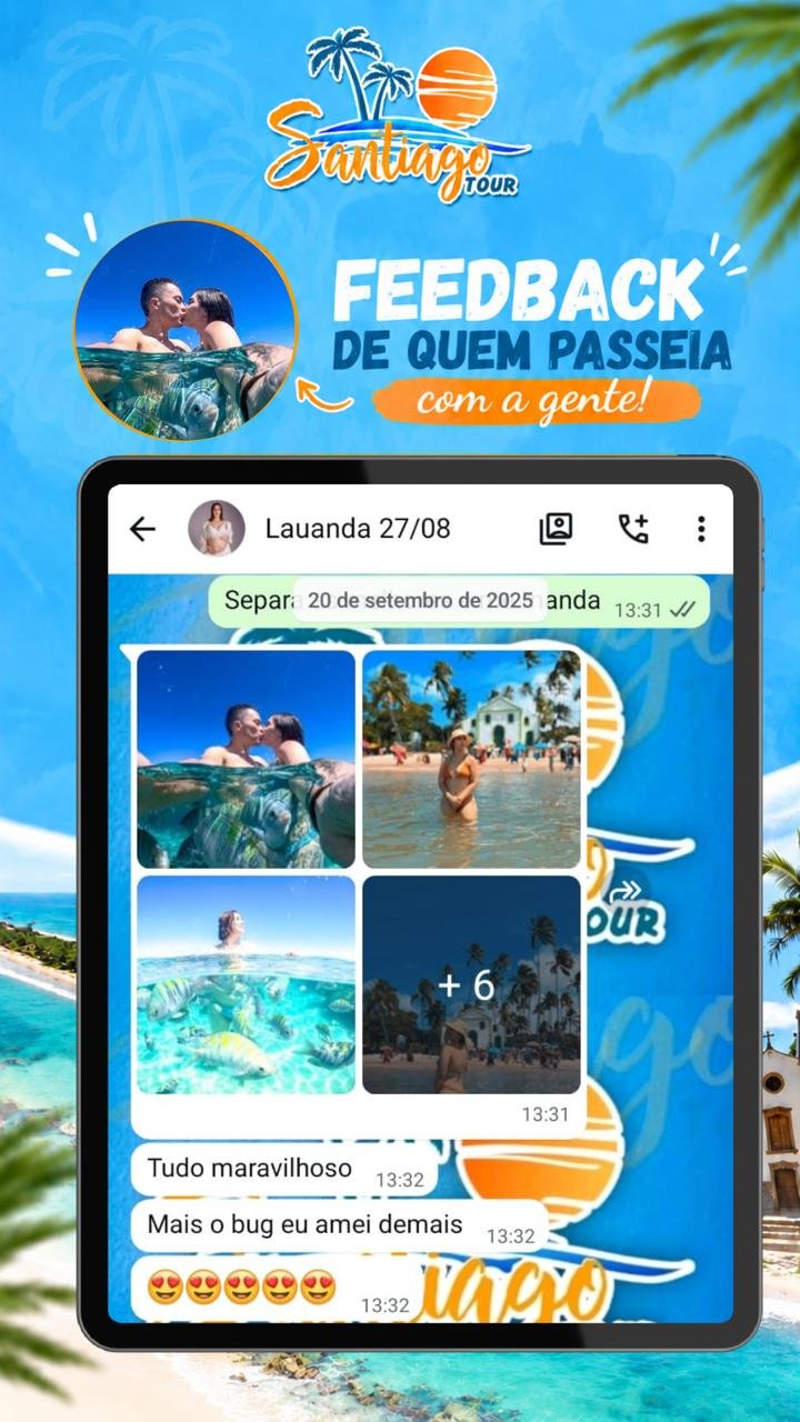 Feedback de cliente da Santiago Tour 1