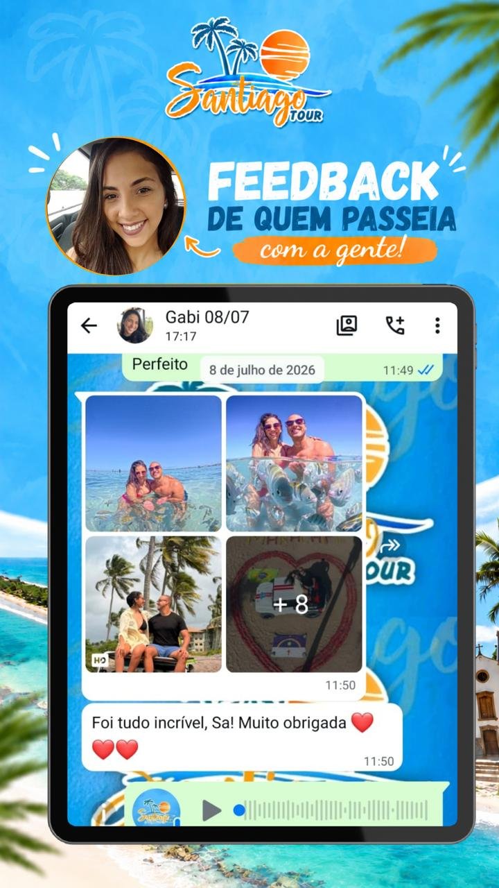 Feedback de cliente da Santiago Tour 5