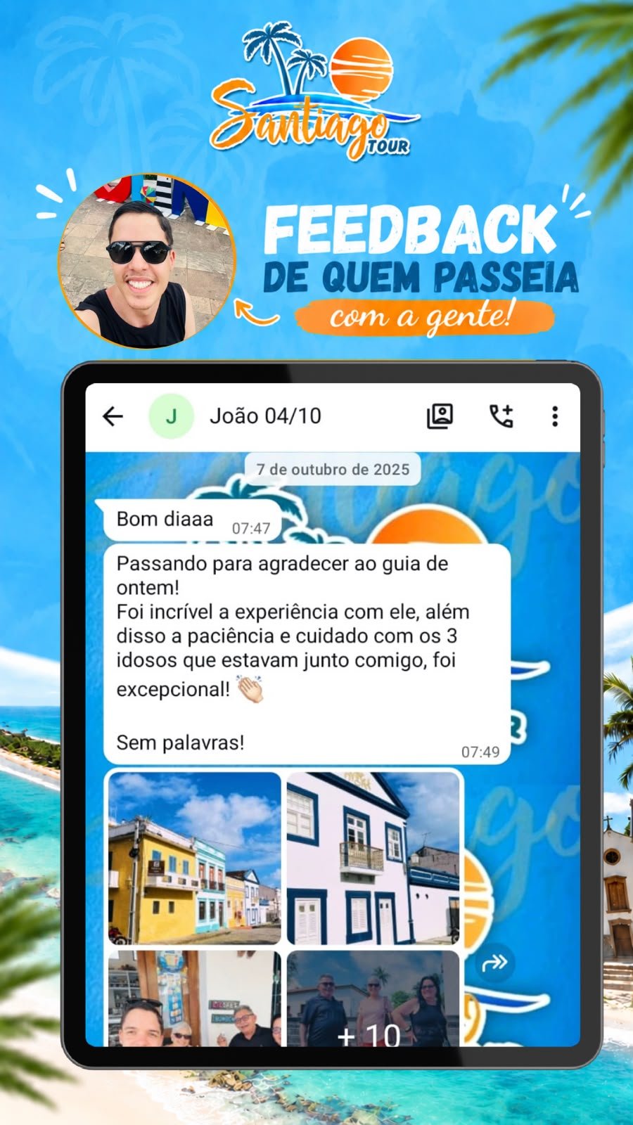 Feedback de cliente da Santiago Tour 7