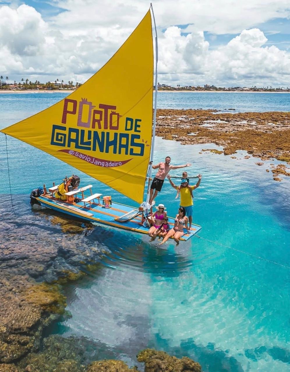 Vista das Piscinas Naturais de Porto de Galinhas