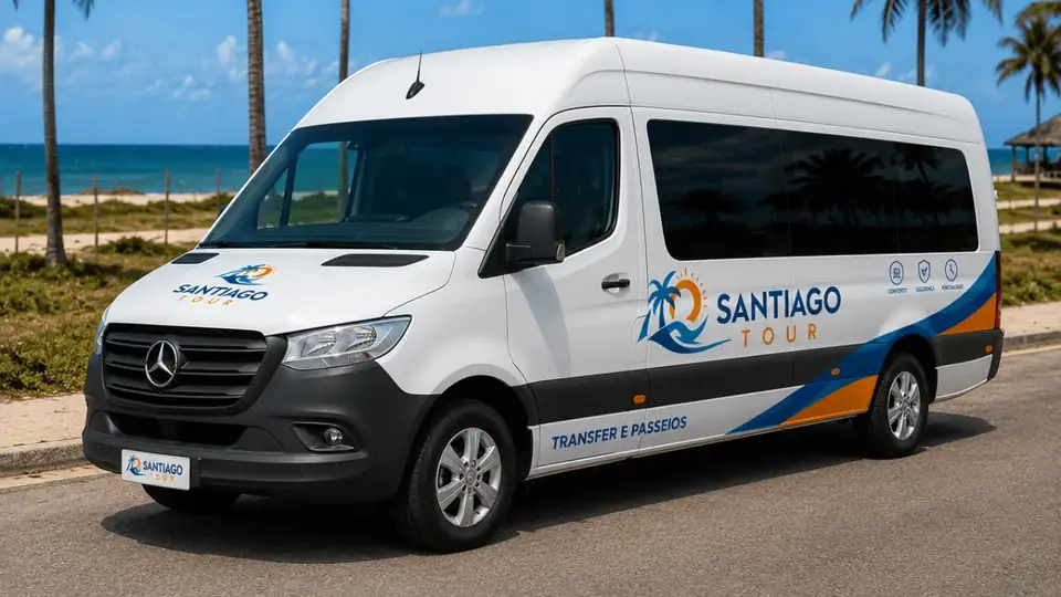 Van de transfer da Santiago Tour em Porto de Galinhas